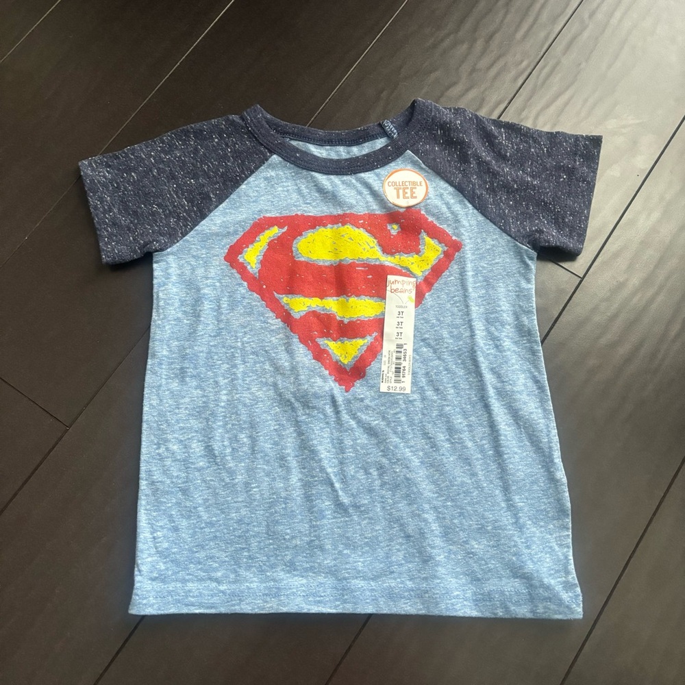 NWT Jumping Beans Superman t-shirt size 3T